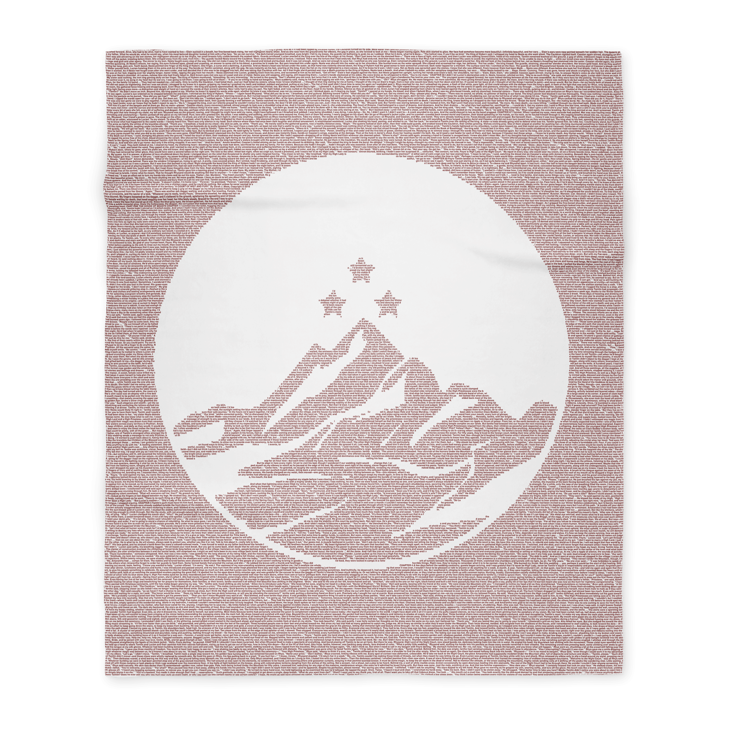 Litographs | A Court of Mist and Fury | Book Blanket