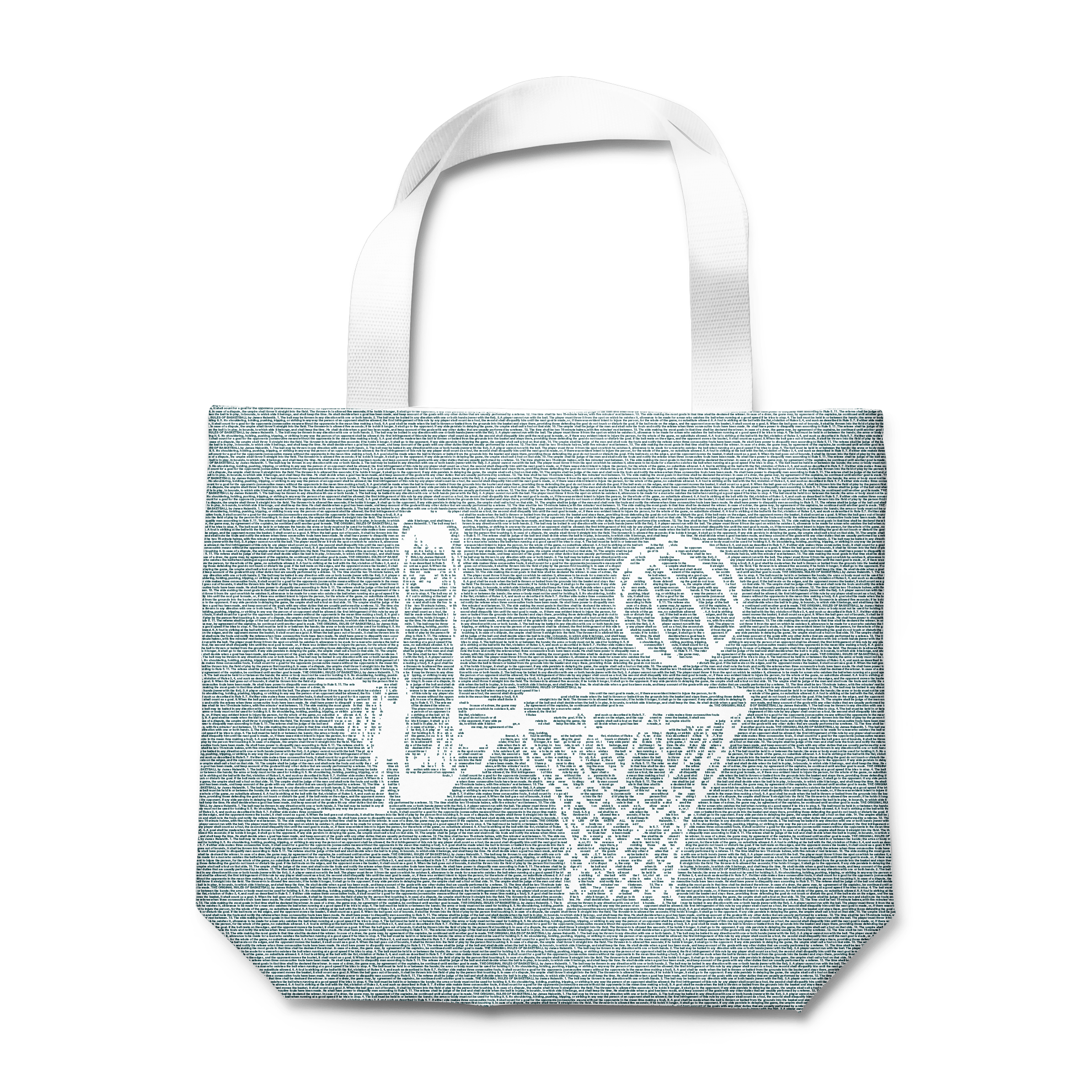 Litographs The Original Rules of Basketball Book Tote