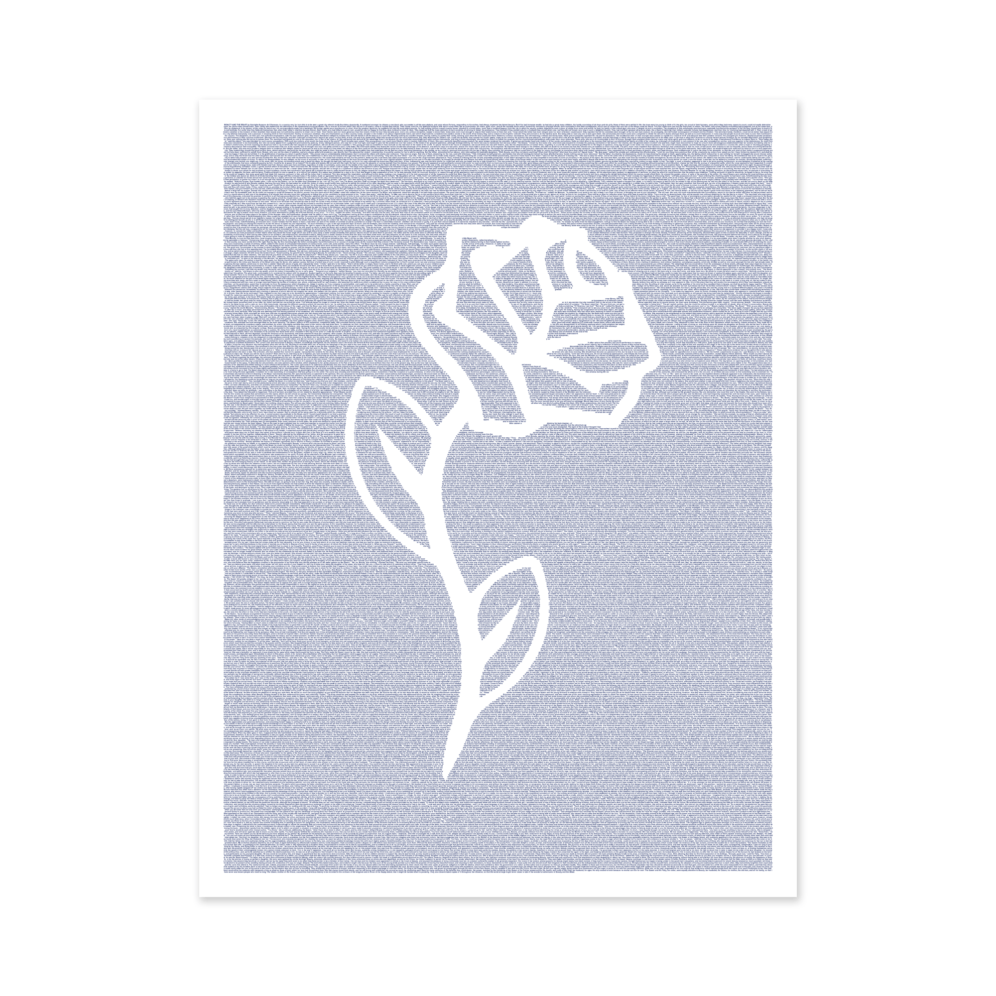 Created from the text of Beauty and the Beast