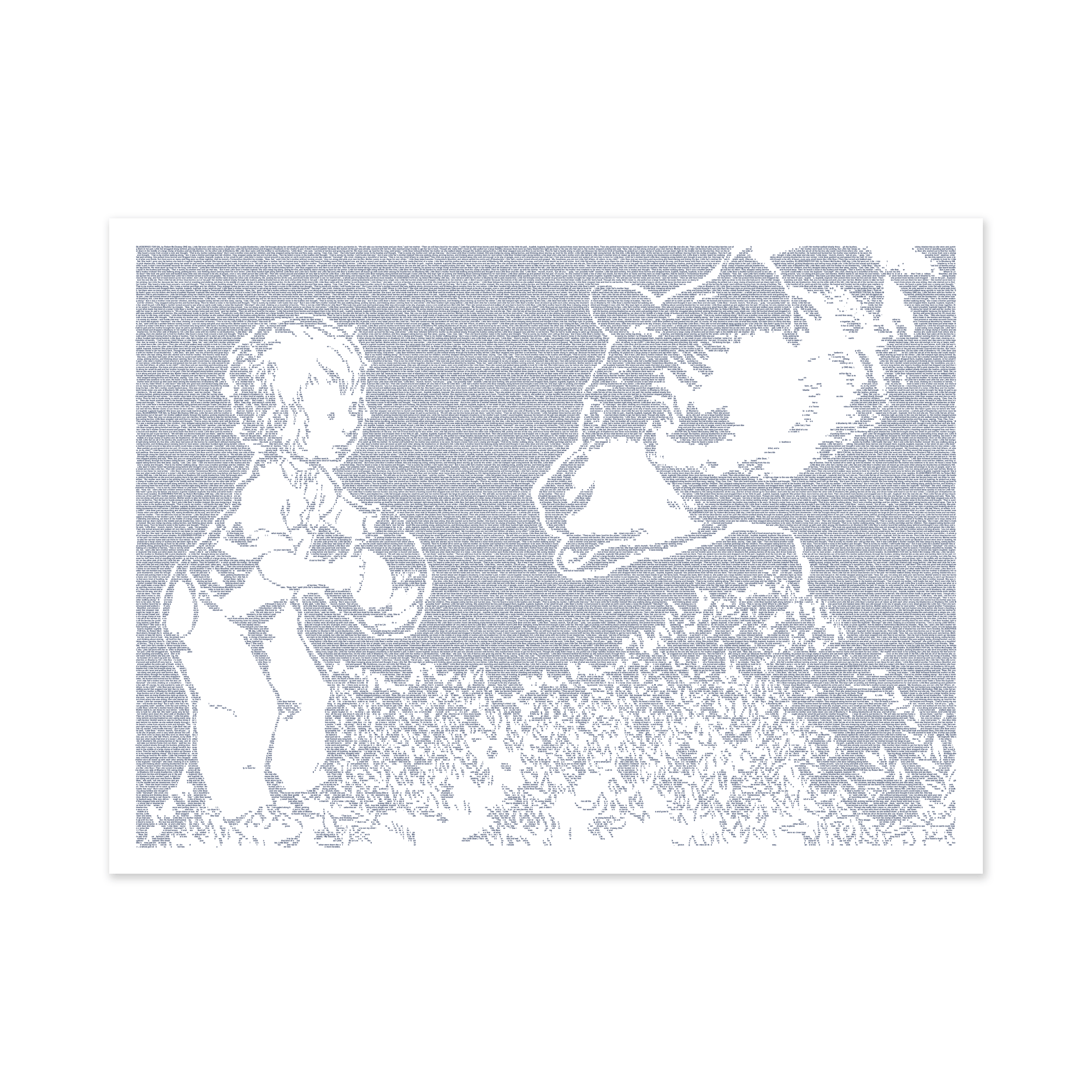 Litographs Blueberries for Sal Book Poster