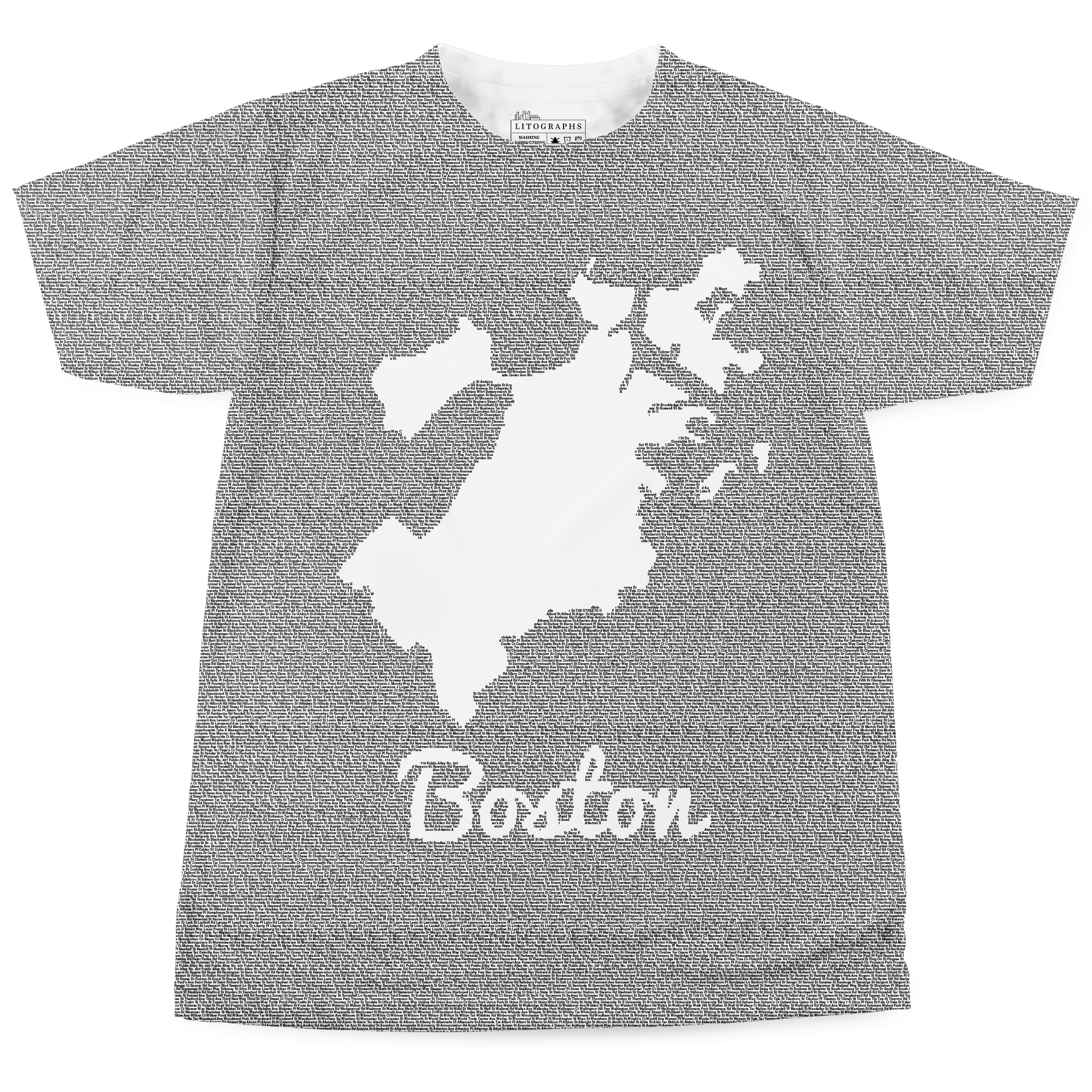 Litographs | The Streets of Boston | Book T-Shirt