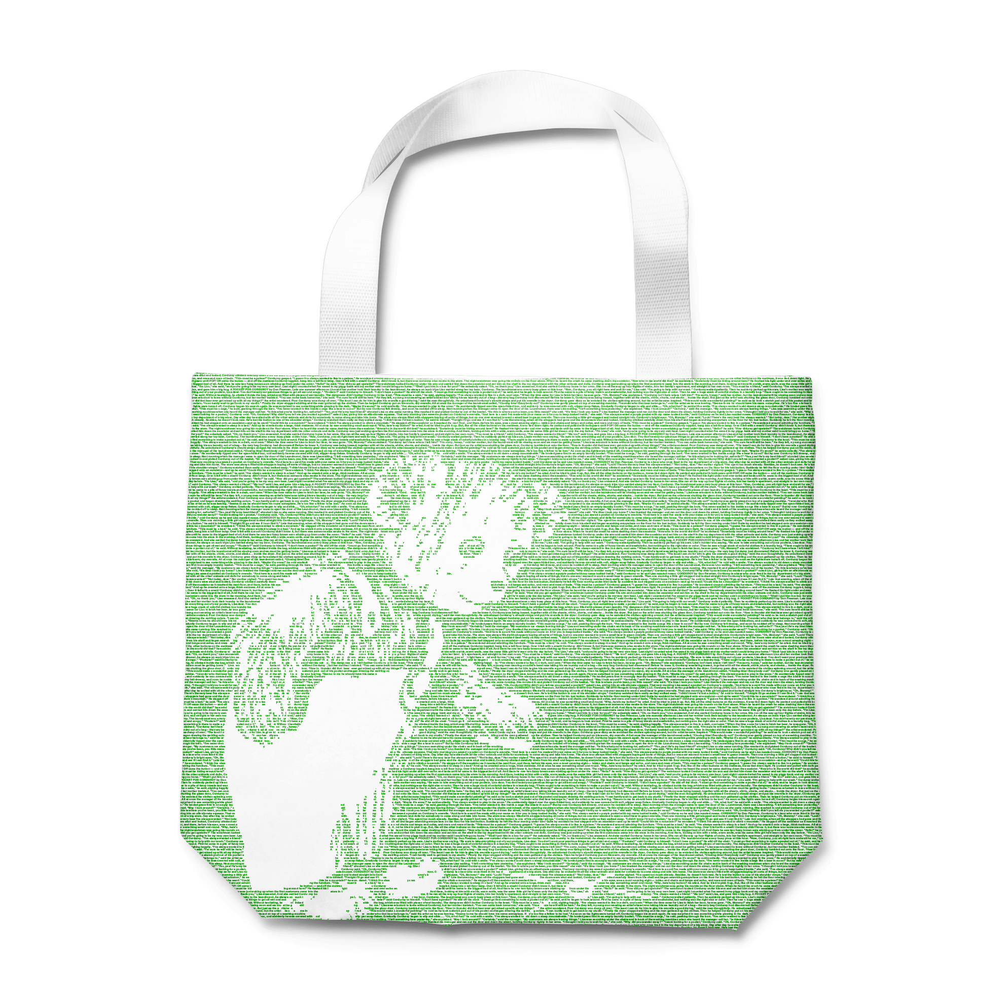 Corduroy book online bag