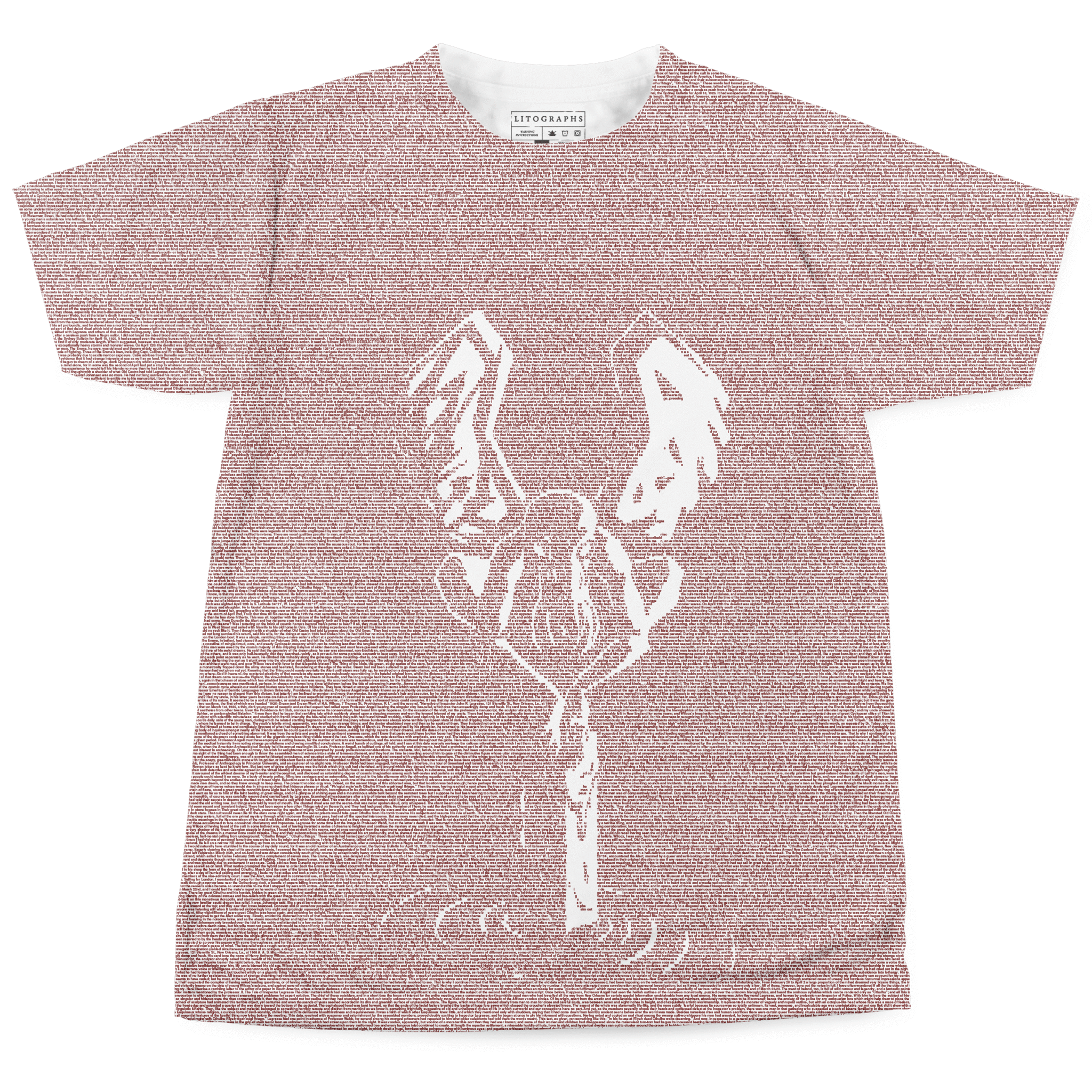 Urban Backwoods Cthulhu R'lyeh Long Sleeve T-Shirt - Premium Heavy Cotton, Photo-Realistic Print, Regular Fit