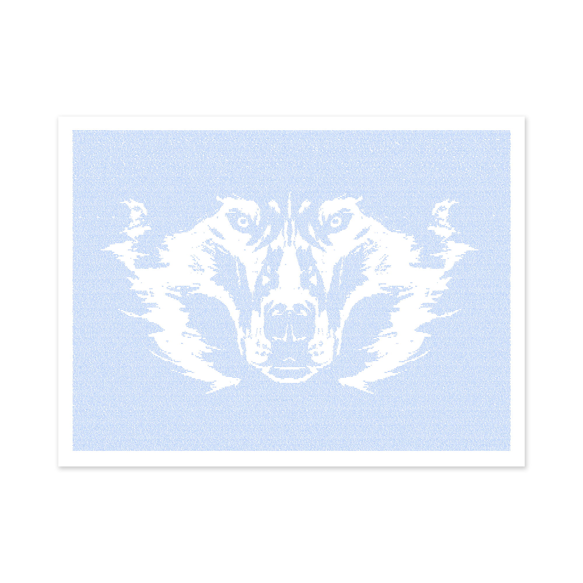 Litographs | White Fang | Book Poster