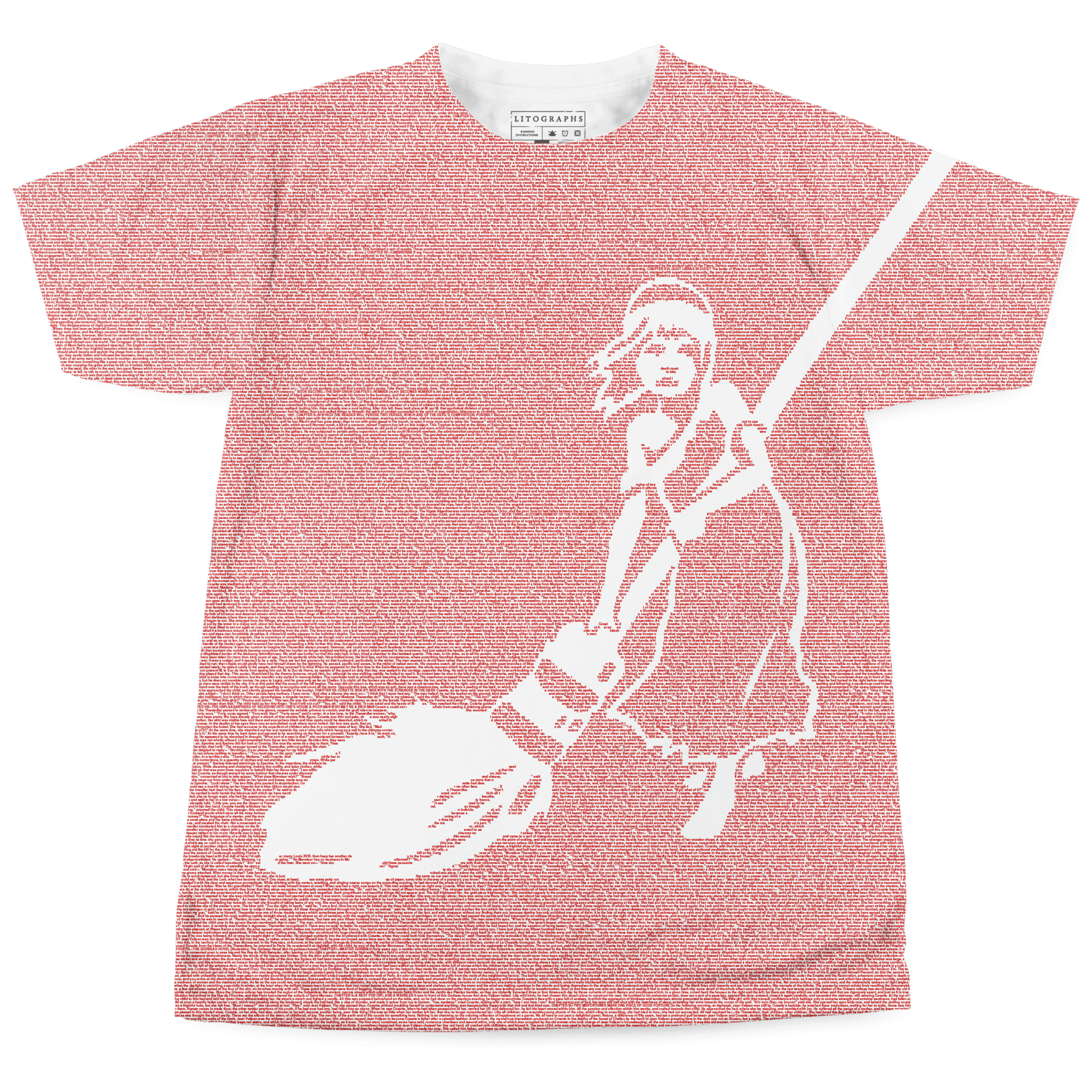 Litographs Les Misérables Book T-Shirt