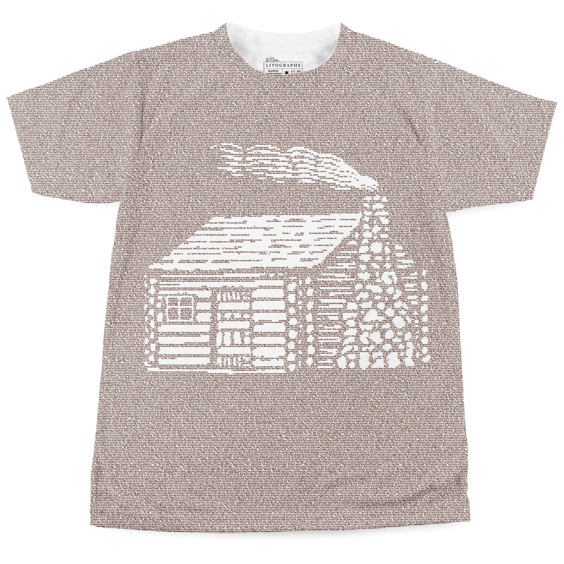 Litographs | Little House on the Prairie | Book T-Shirt Litographs | Little House on the Prairie | Book T-Shirt