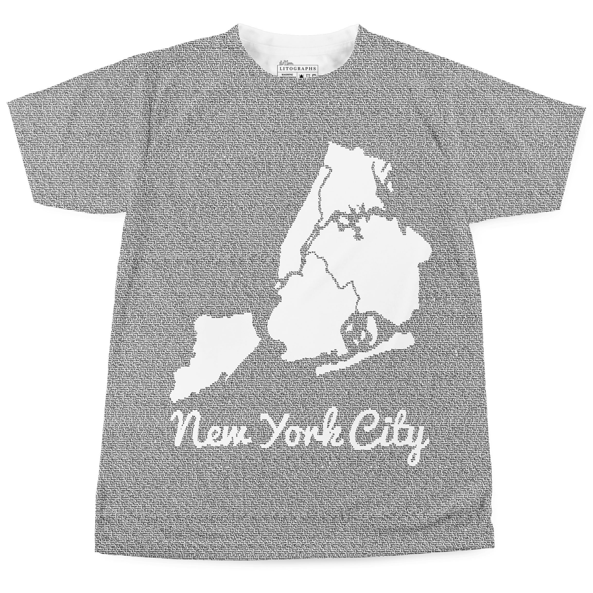 Litographs | The Streets of New York City | Book T-Shirt