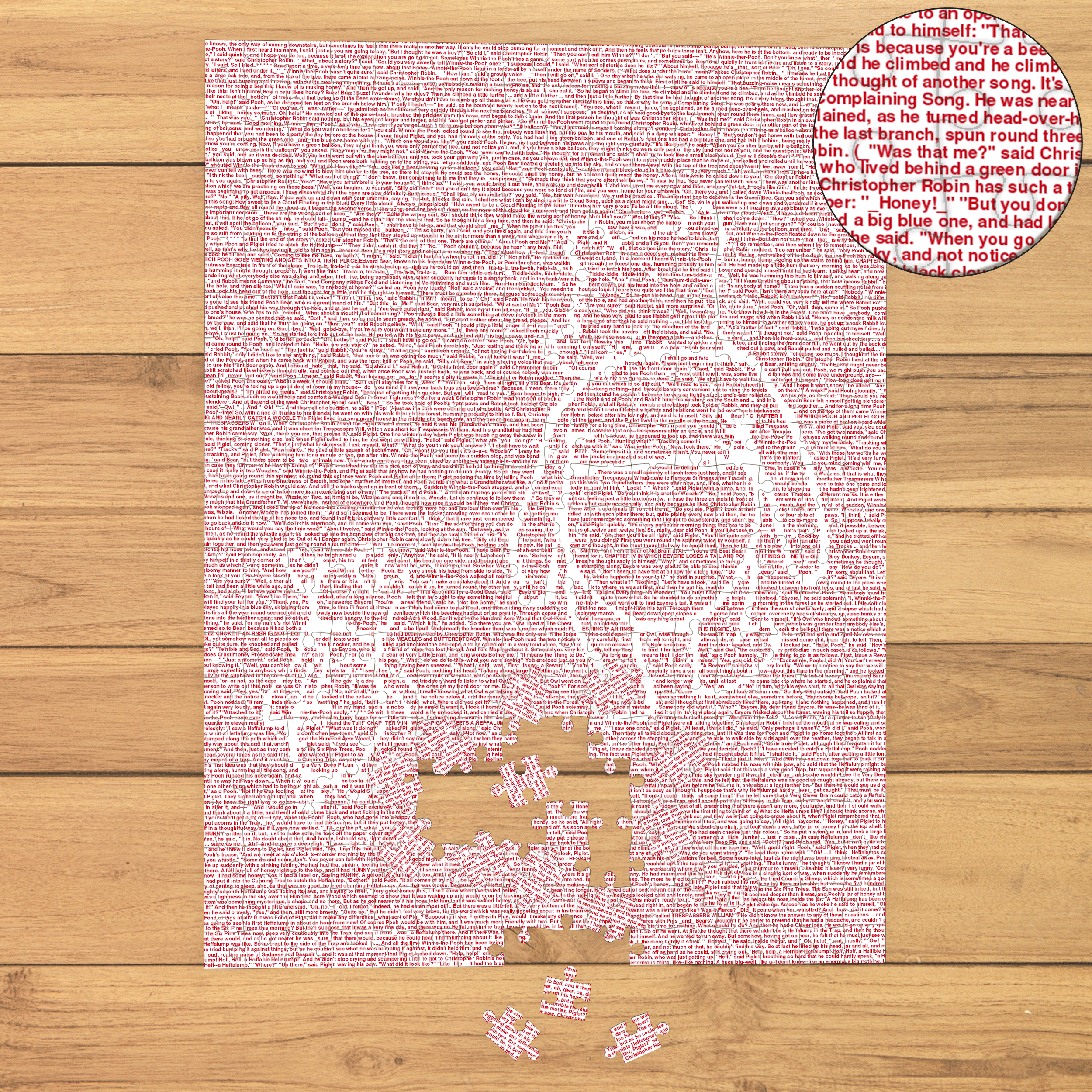 Litographs | Winnie the Pooh | Book Puzzle