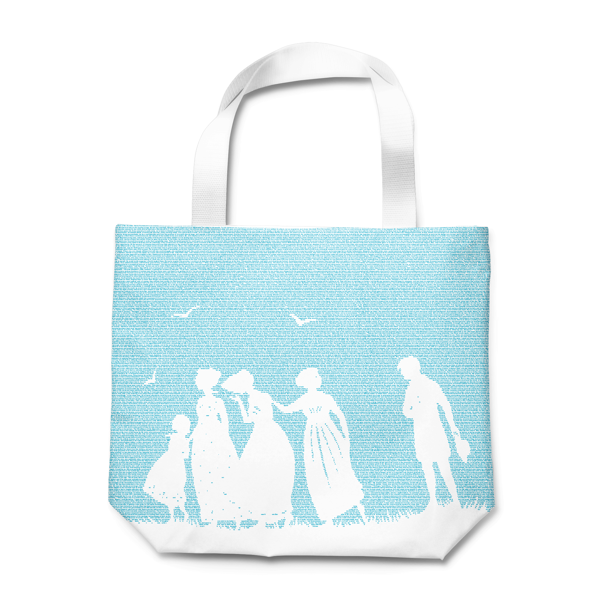 ★AHNI★ Ruskin tote bag_White grey AHNI Ruskin tote bag
