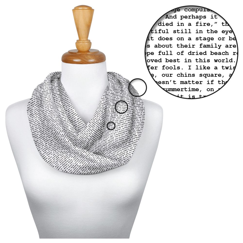 Litographs We Were Liars Book Scarf