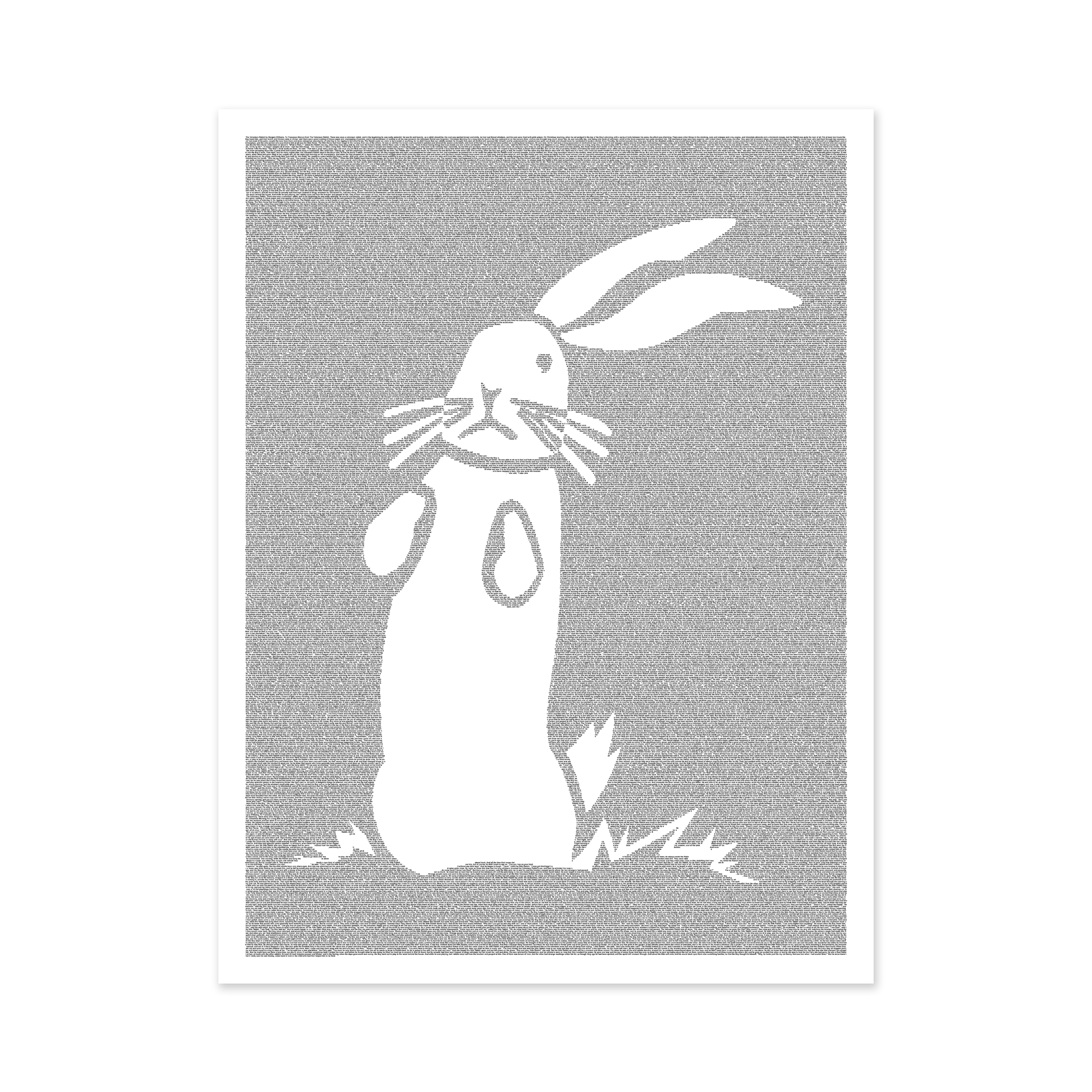 Litographs | The Velveteen Rabbit | Book Poster