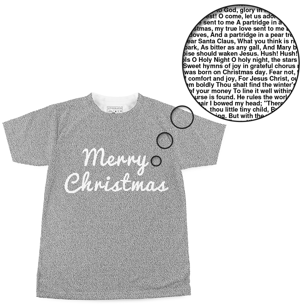 Litographs | Classic Christmas Carols | Book T-Shirt