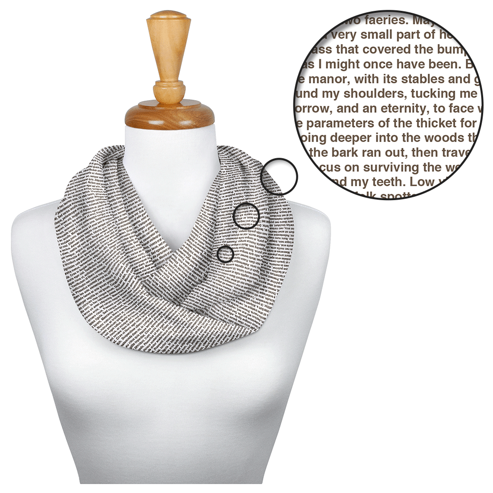 Engrave The Cross Ⅷ GKT scarf Litographs | A Court of Thorns and Roses | Book Scarf