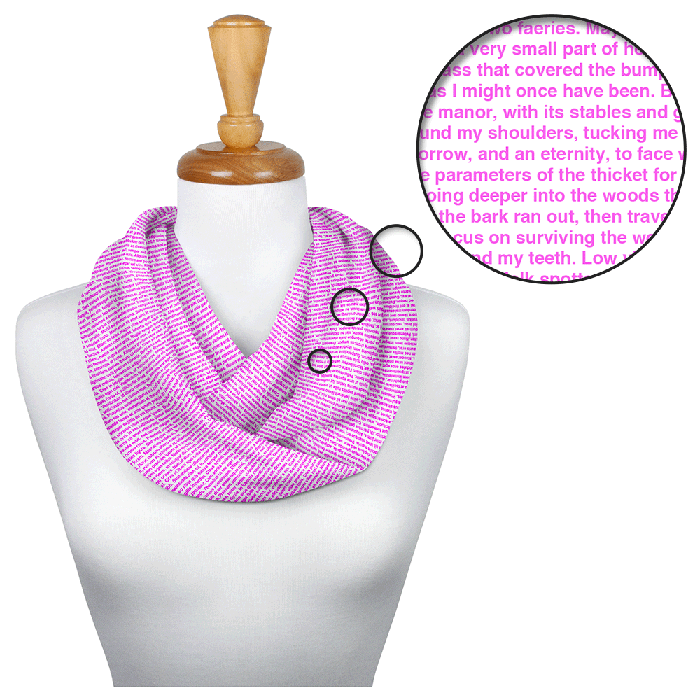 Engrave The Cross Ⅷ GKT scarf Litographs | A Court of Thorns and Roses | Book Scarf