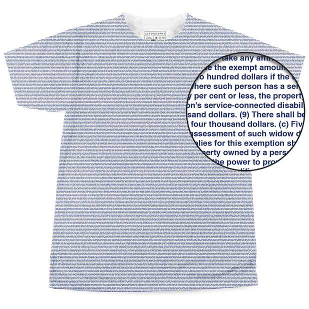 Litographs | Arizona’s Constitution | Book T-Shirt