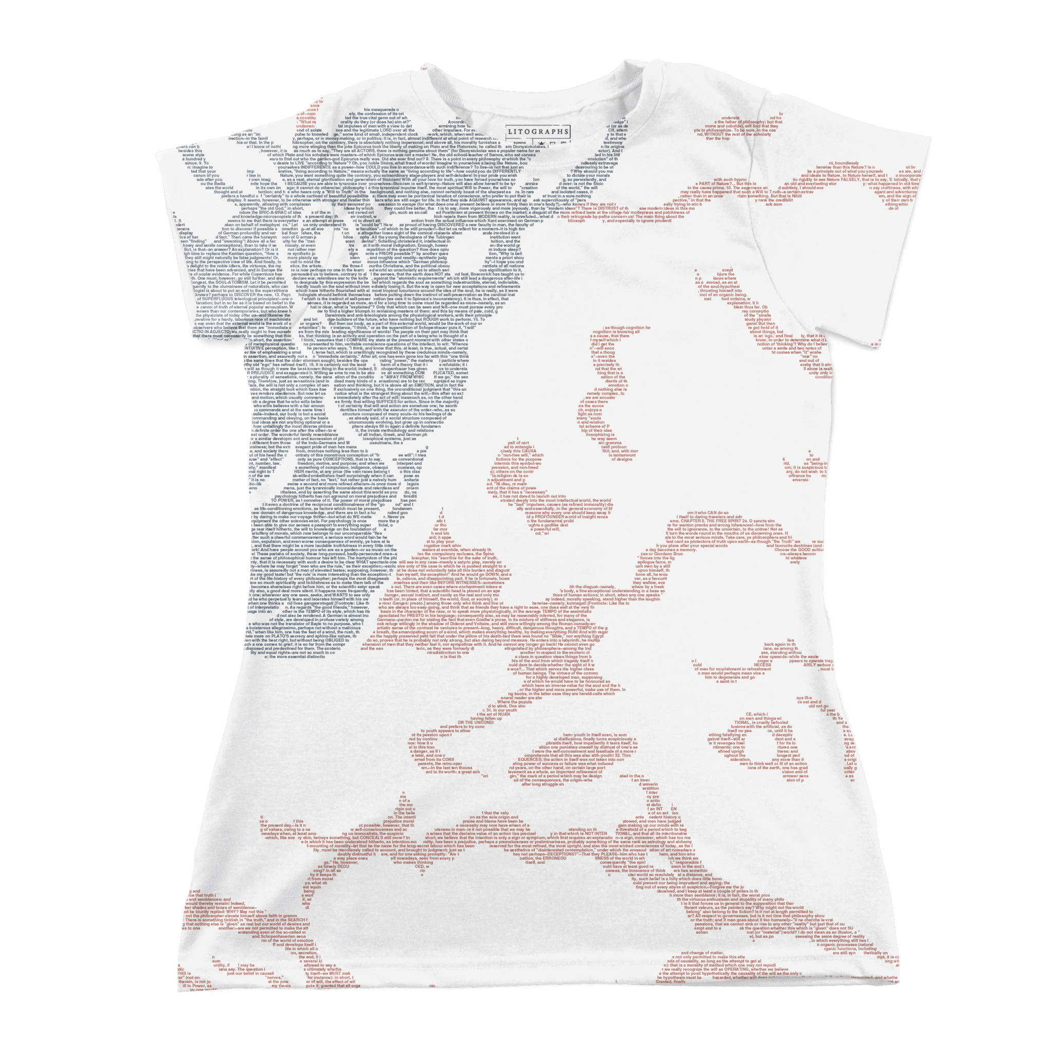 Litographs Beyond Good and Evil Book T Shirt