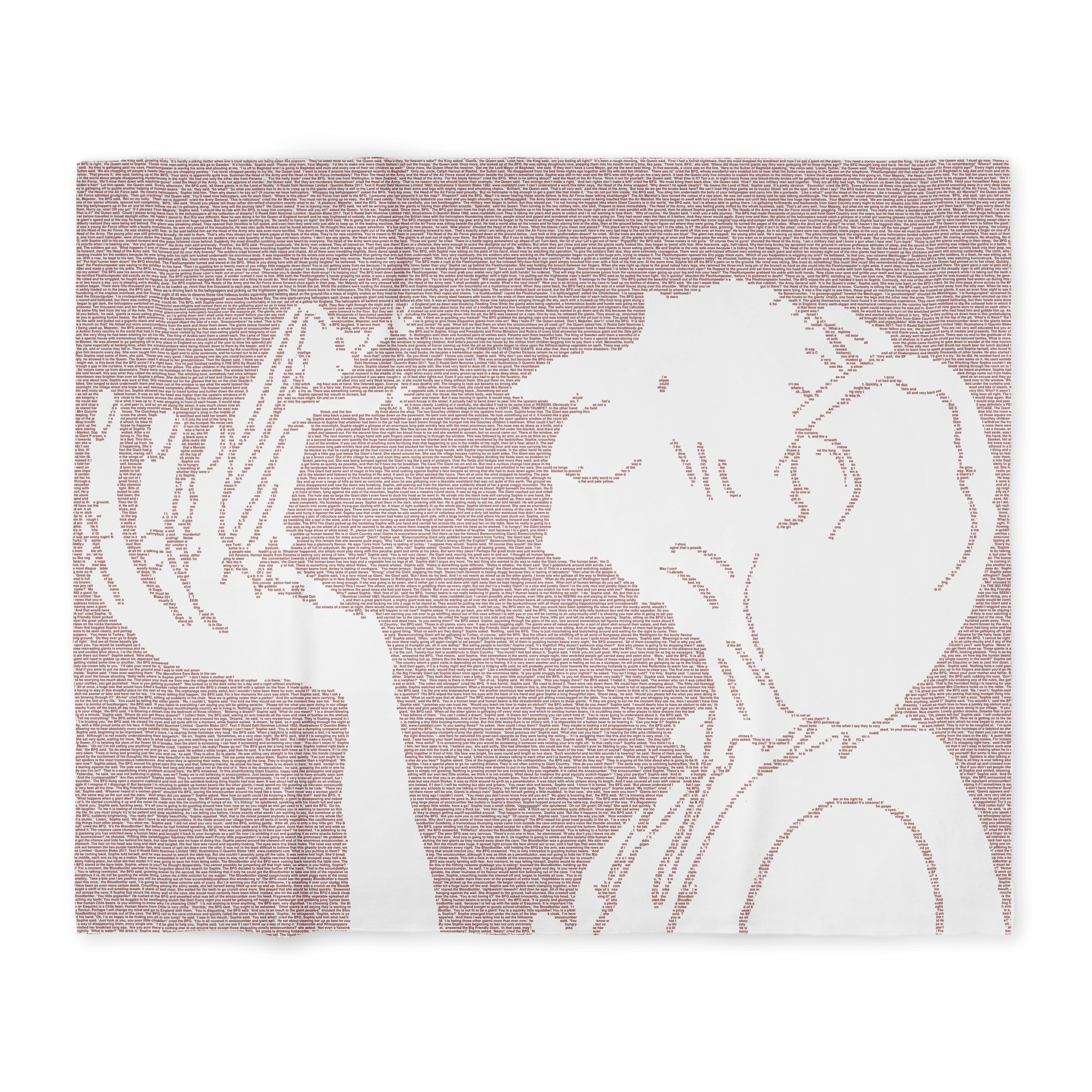 Litographs | The BFG | Book Blanket