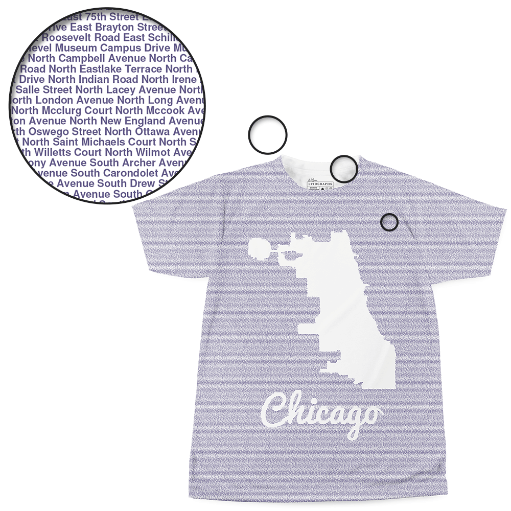 j*t様 SINGLE CHARTBOOK COMPLETE EDITION19 chicago_tee_unisex_m_lavender_