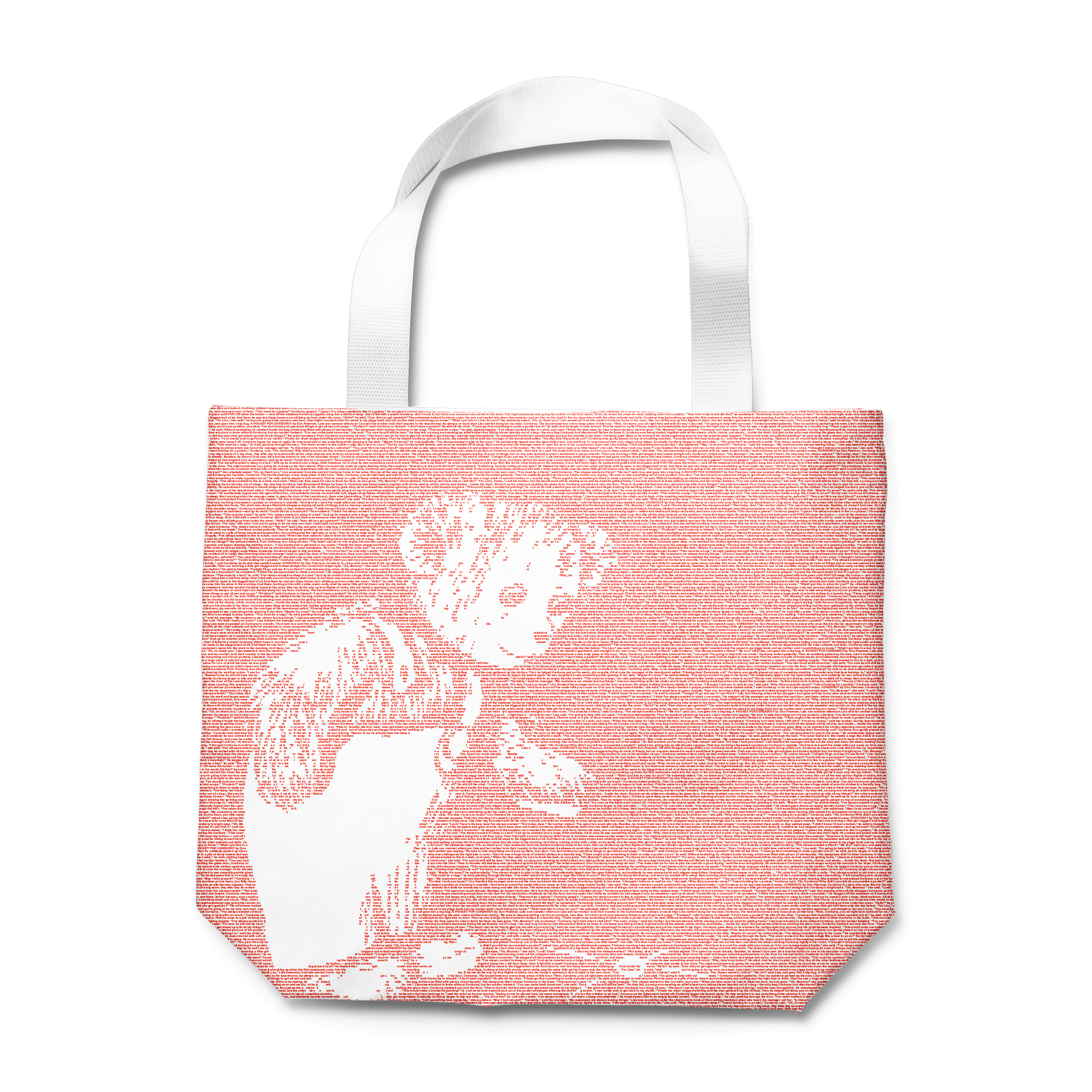Corduroy book 2025 bag