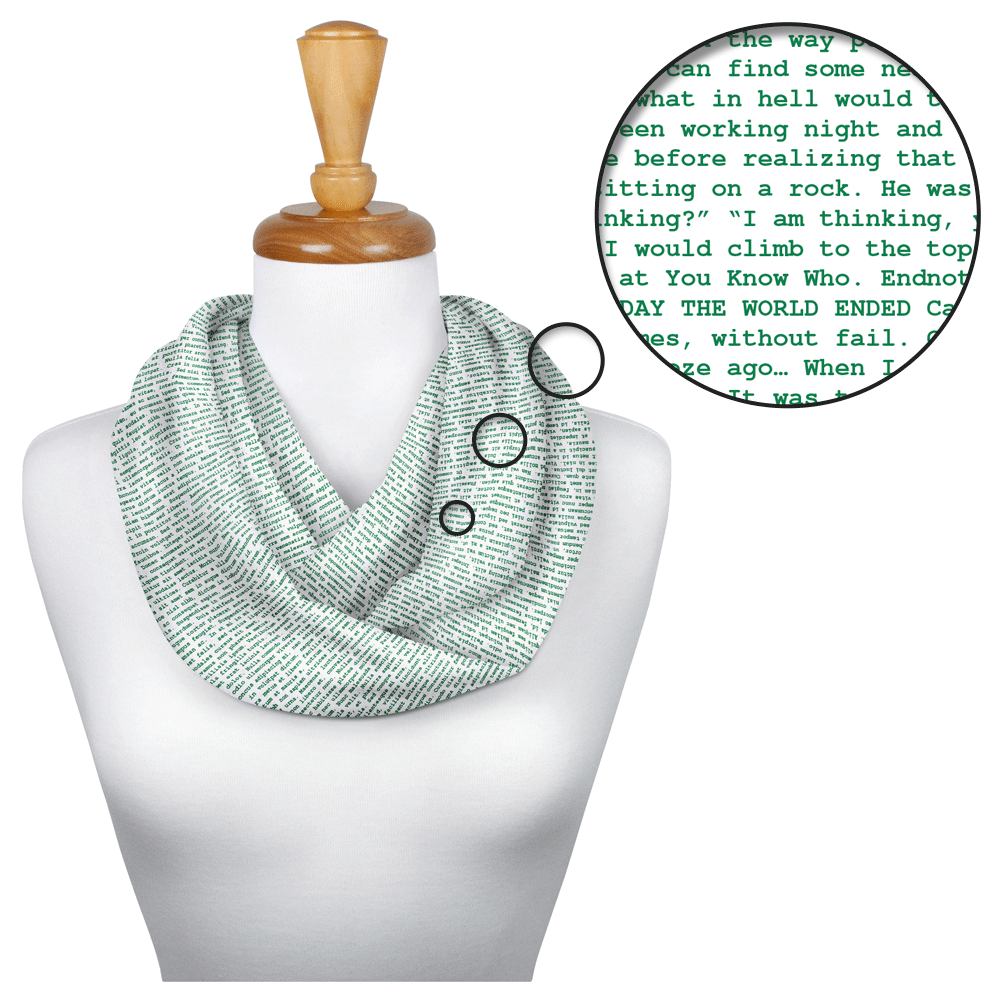 最安 読み方 cradle_scarf_inf_mono_green3_z Clothing