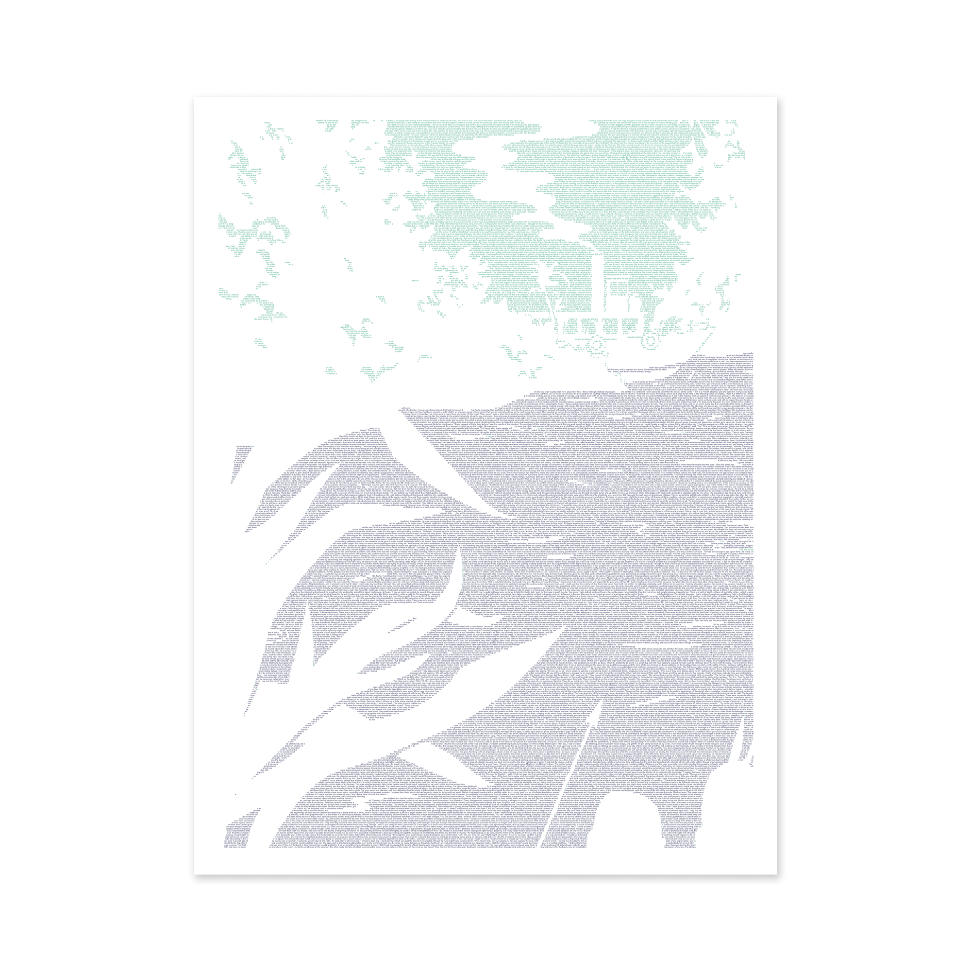 Litographs | Heart of Darkness | Book Poster