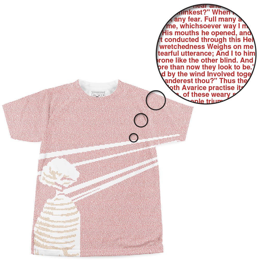 Litographs | The Divine Comedy | Book T-Shirt