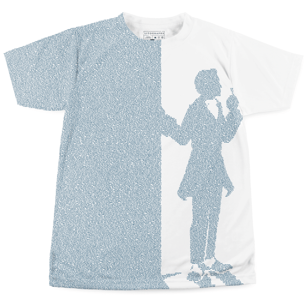 Women's T-Shirts [Out of Print] Oscar Wilde / The Picture of Dorian Gray Scoop Neck Tee [Gilded] (Black) (Womens) The Picture of Dorian Gray by Oscar Wilde Shirt, Heather