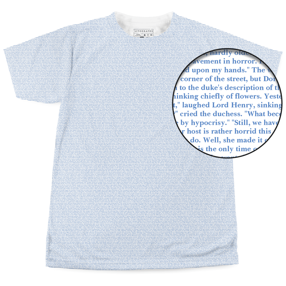 Book of Dorian T-Shirt | Gray Picture | Litographs The