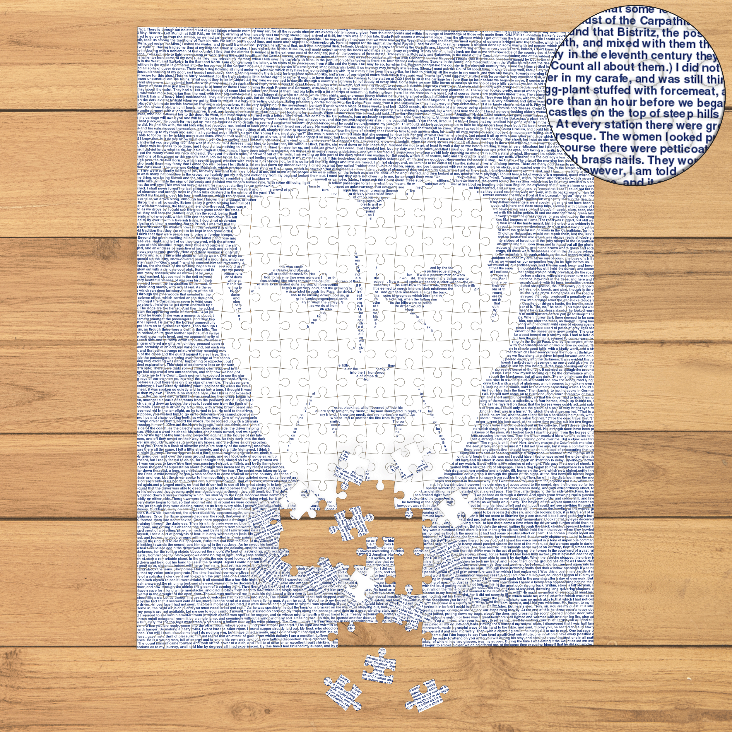 Dracula Riddle Litographs | Dracula | Book Puzzle