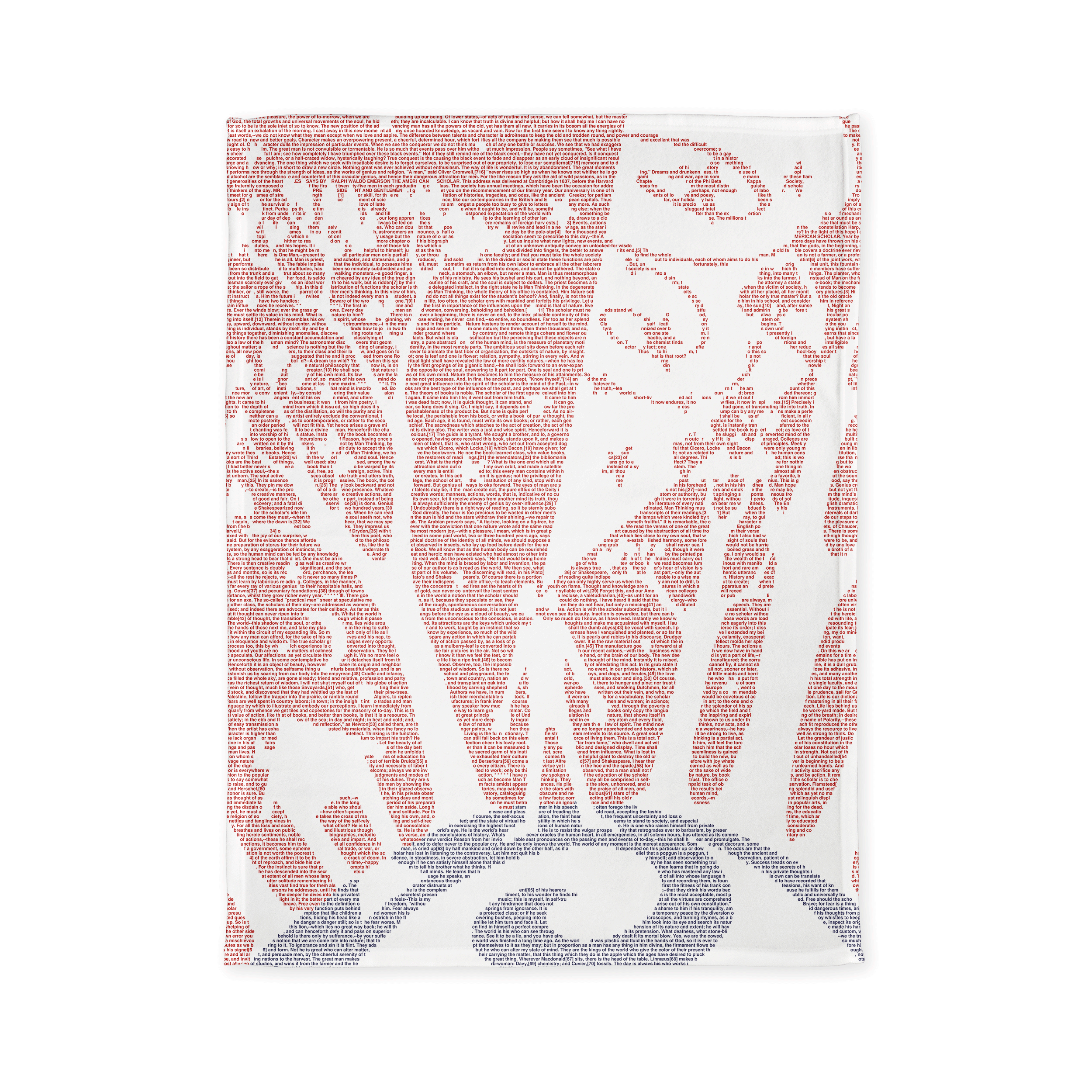 Pink nation top blanket