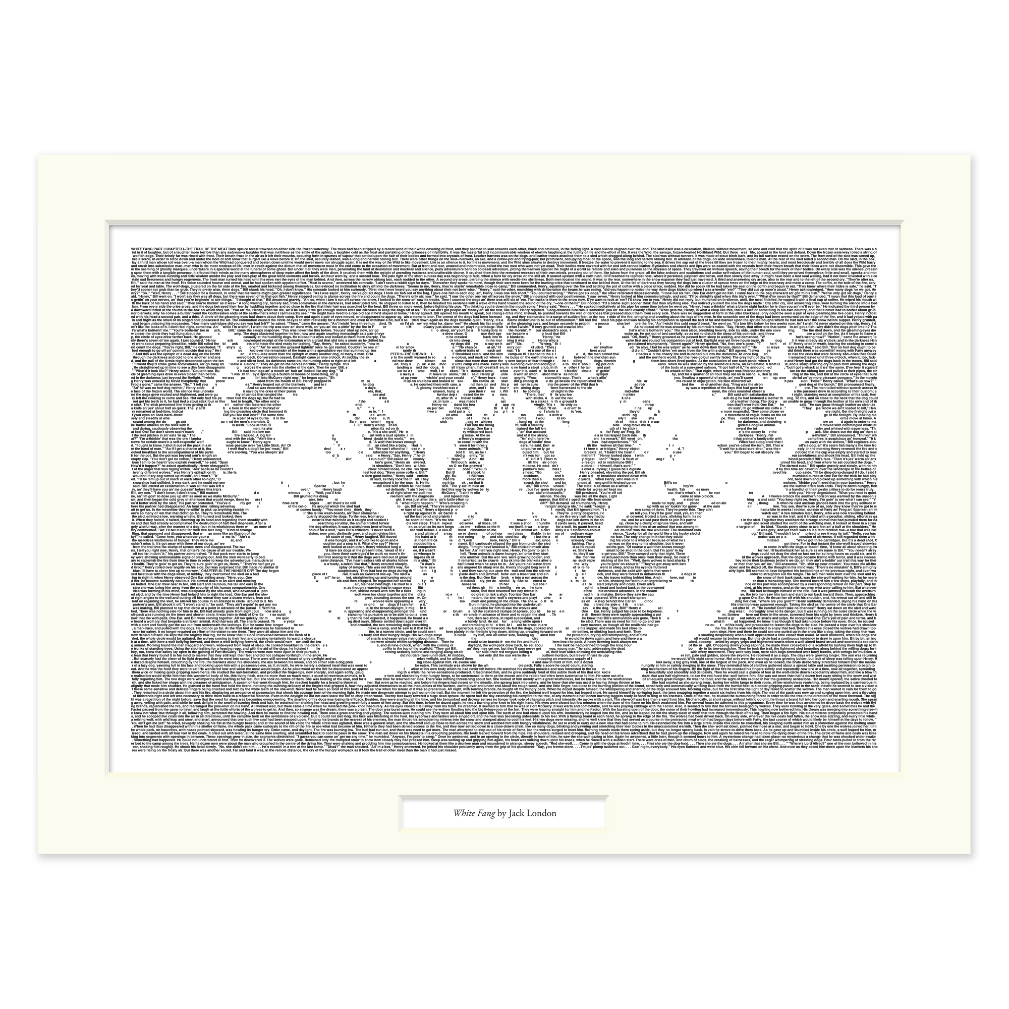 Litographs | White Fang | Book Poster