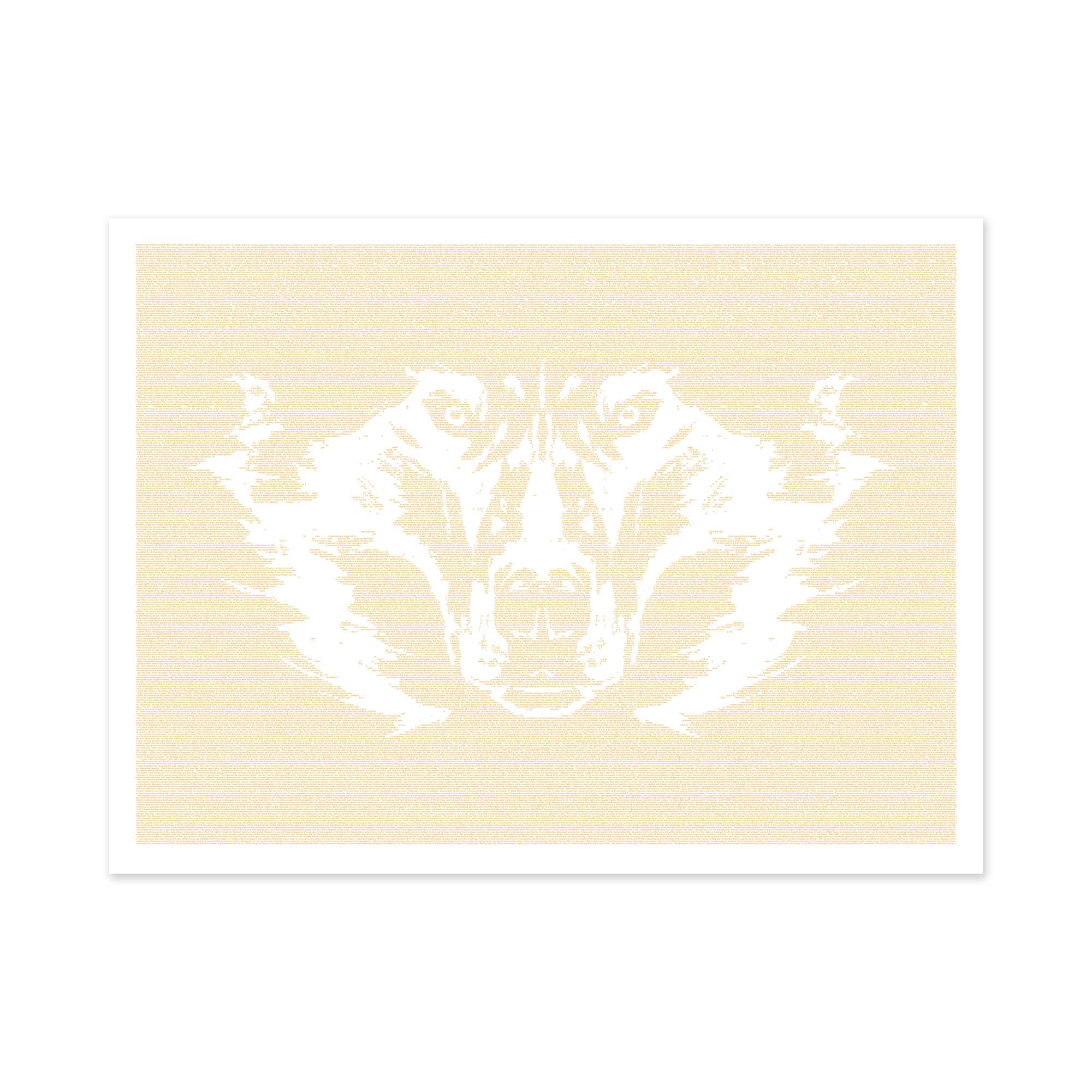 Litographs | White Fang | Book Poster