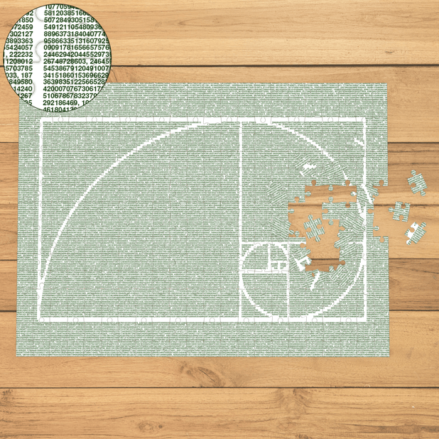 コリアグランドセール 2025 Created from Sequence Fibonacci of text the インテリア時計