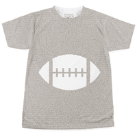 football_tee_unisex_brown_front