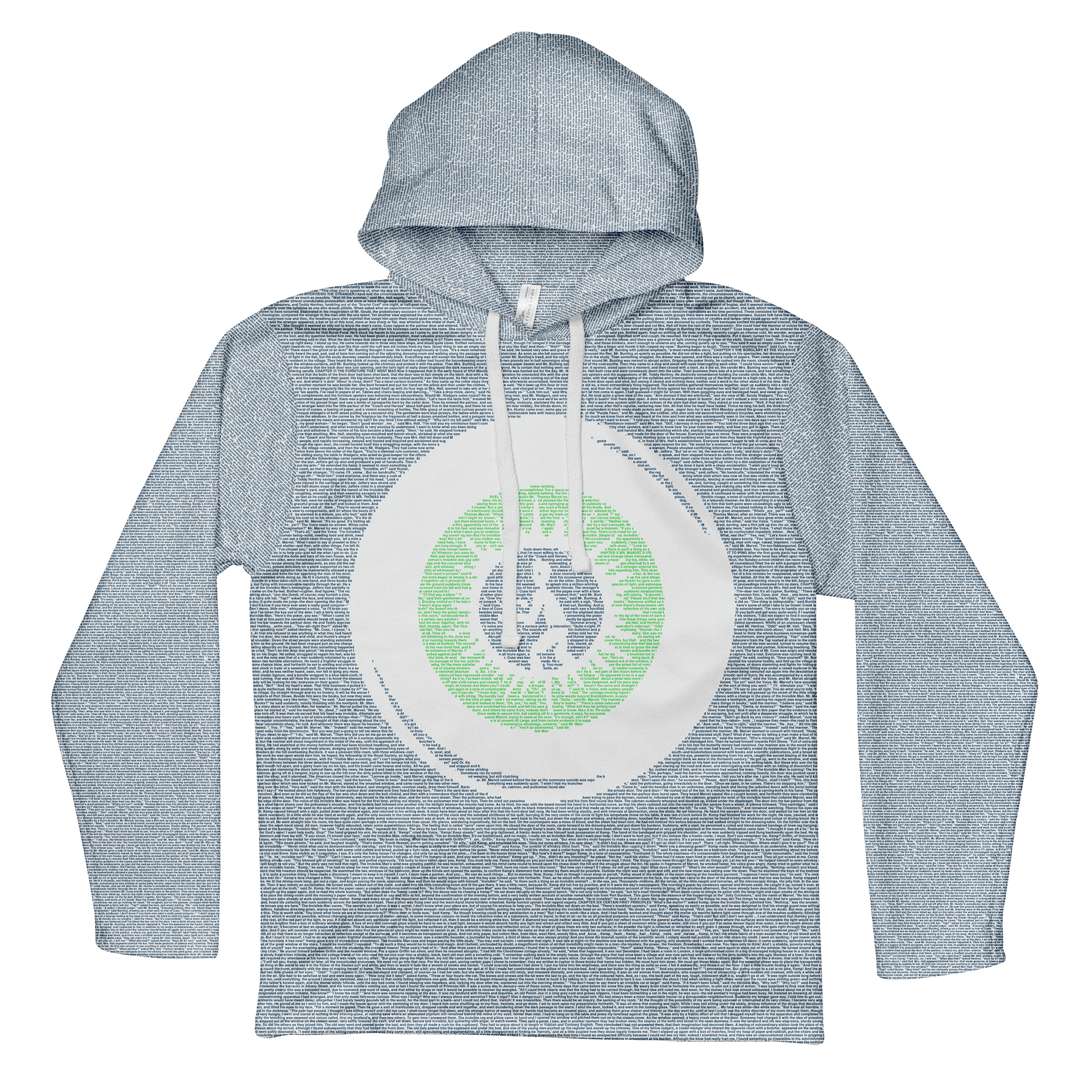 Litographs The Invisible Man Book Hoodie