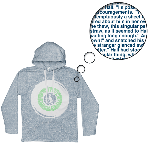 Litographs The Invisible Man Book Hoodie