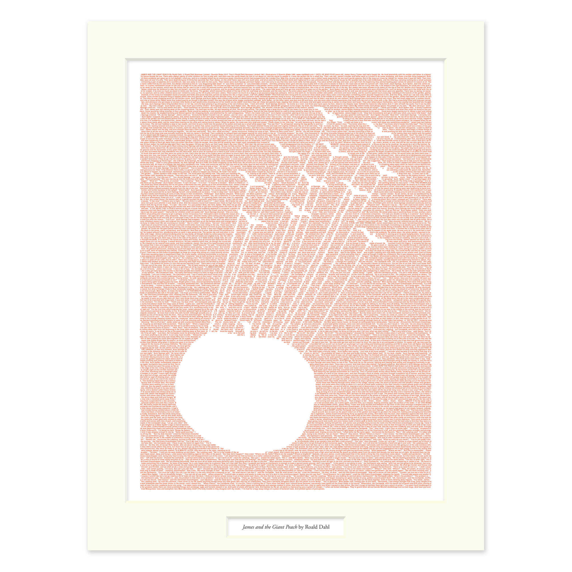 Litographs | James and the Giant Peach | Book Poster