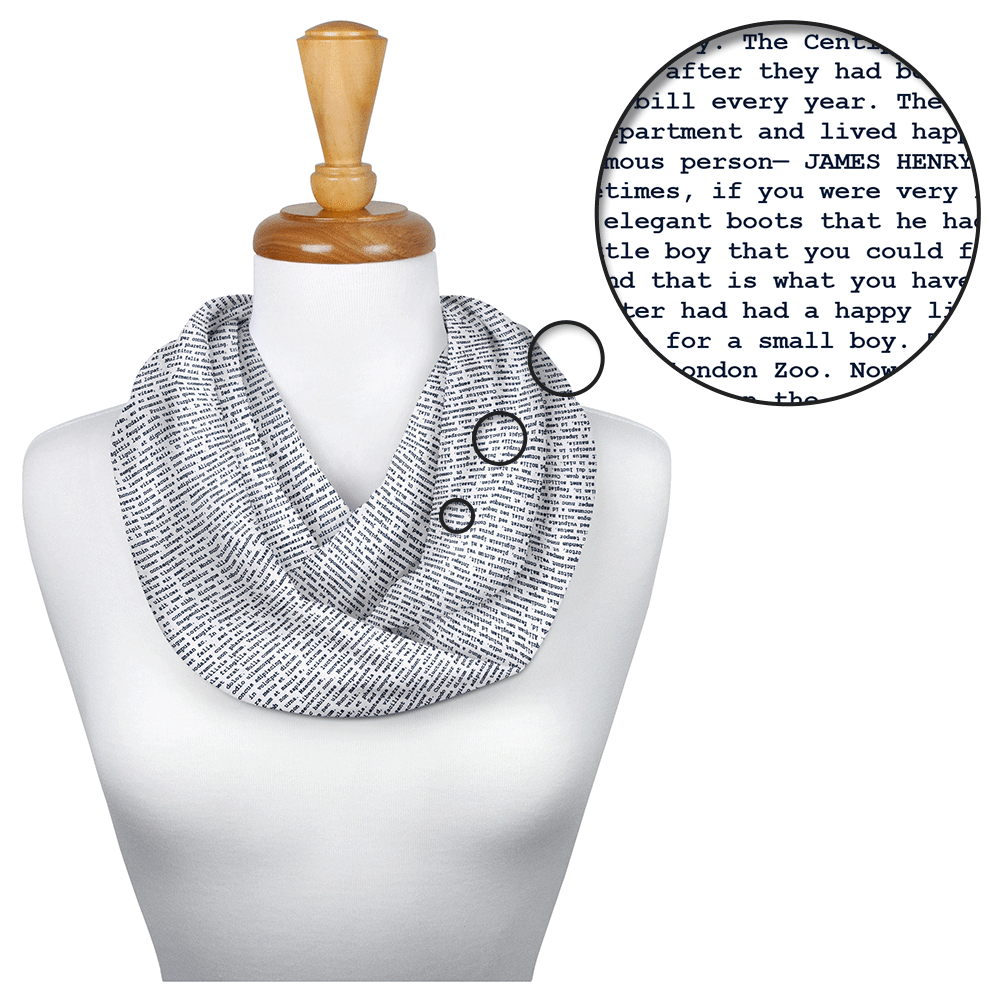 Litographs | James and the Giant Peach | Book Scarf