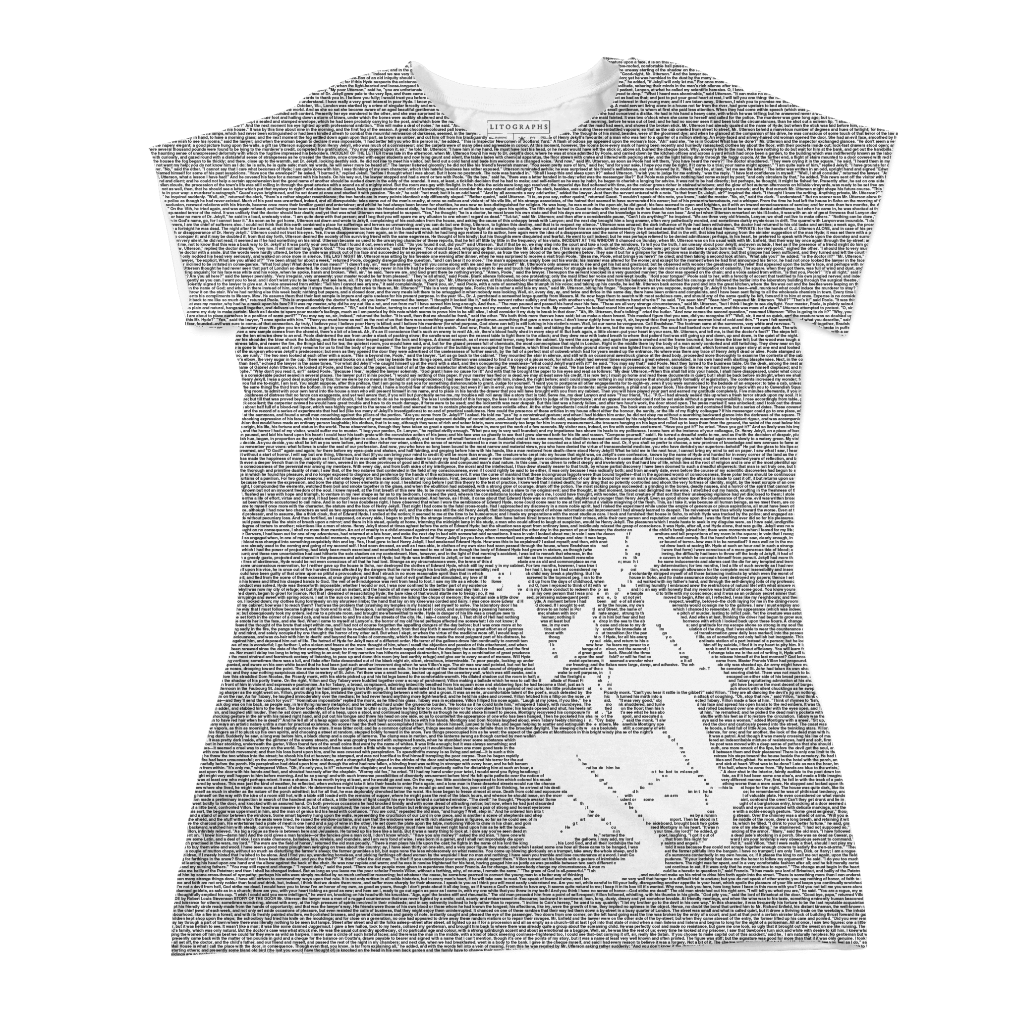 Litographs | The Strange Case of Dr. Jekyll and Mr. Hyde | Book T