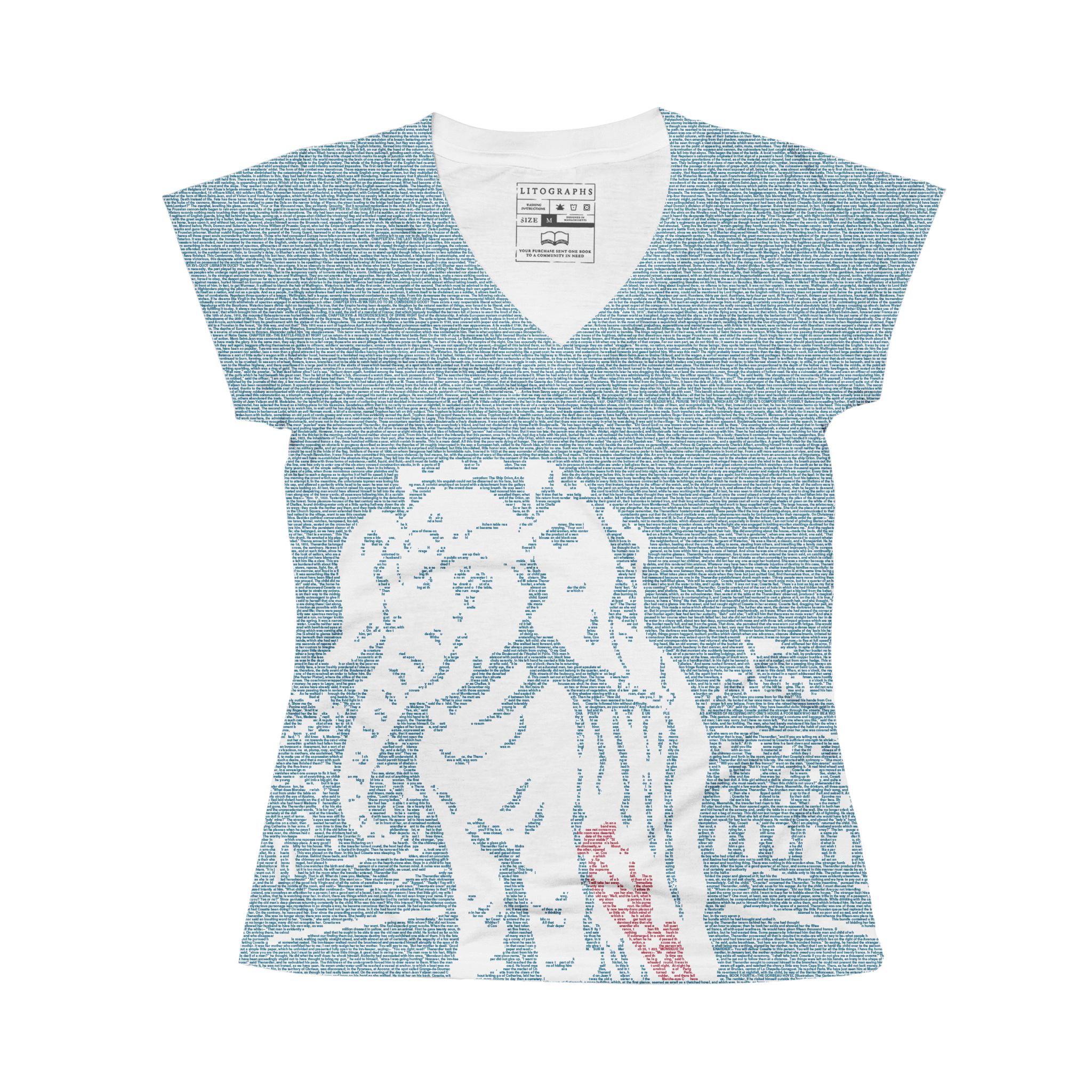 Litographs | Les Misérables | Book T-Shirt