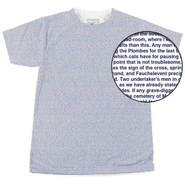 Litographs | Les Misérables | Book T-Shirt