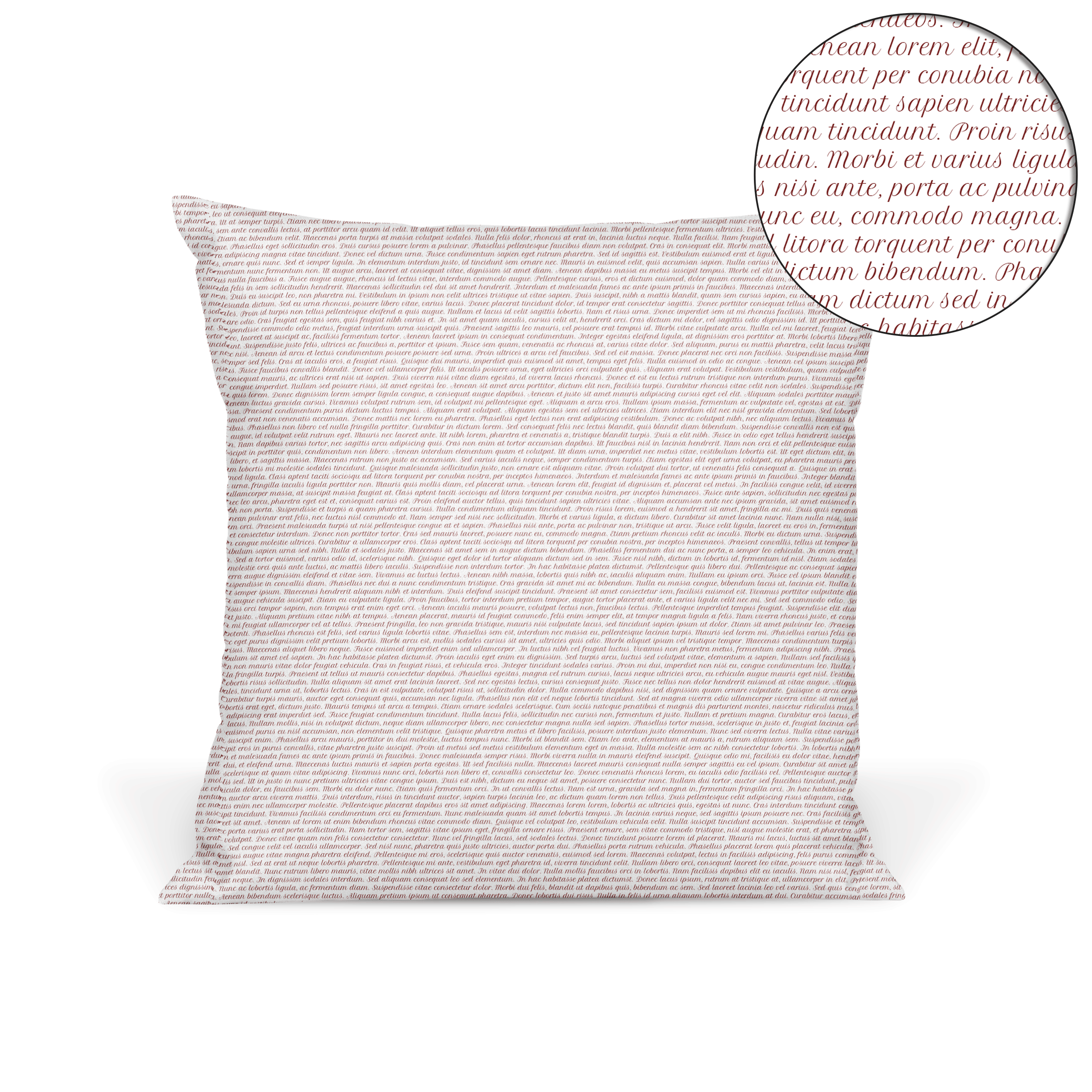 Custom text pillows sale