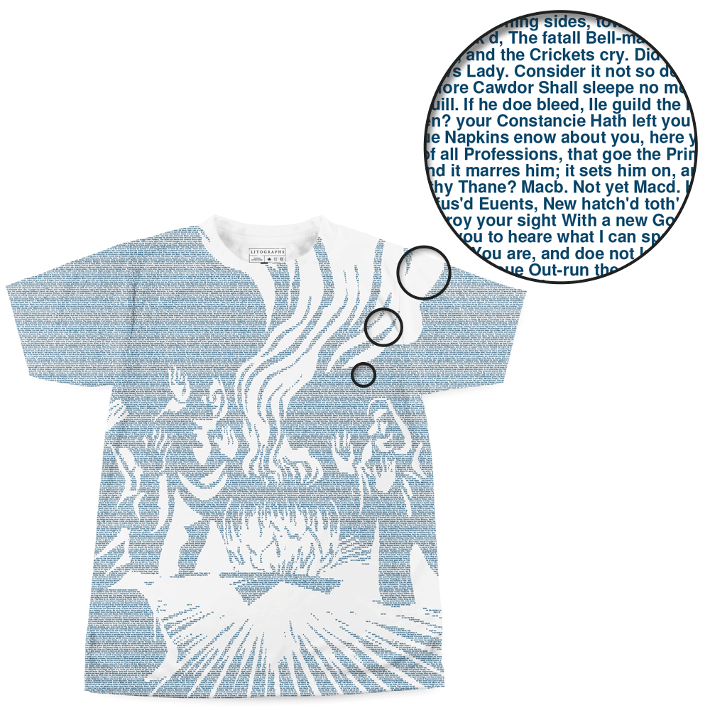 Women's T-Shirts [Out of Print] William Shakespeare / The Merchant of Venice Scoop Neck Tee (White) (Womens) il_fullxfull.5462205536_edjc.jpg