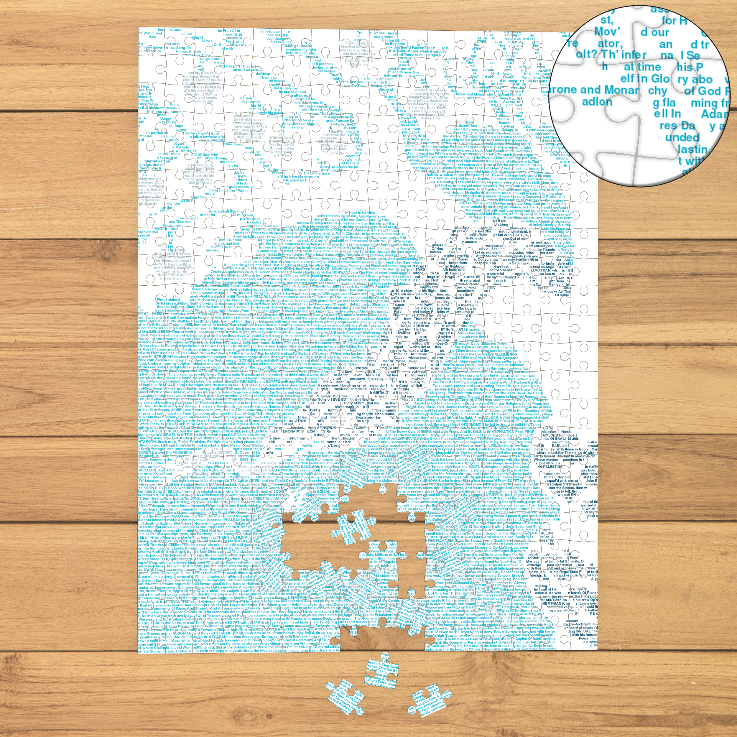 Litographs | Paradise Lost | Book Puzzle