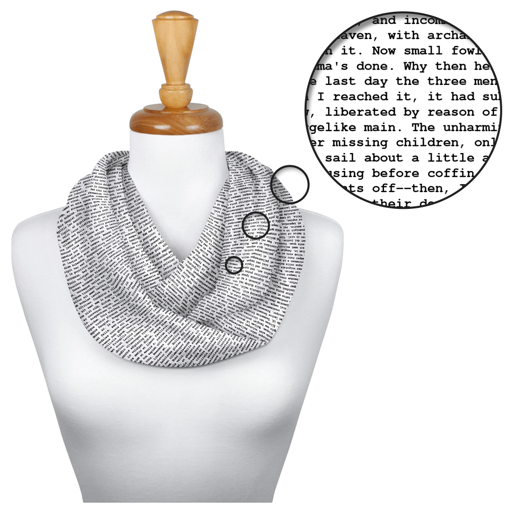 小物 th products/Inflated Scarf_MONO Litographs | Moby Dick | Book Scarf