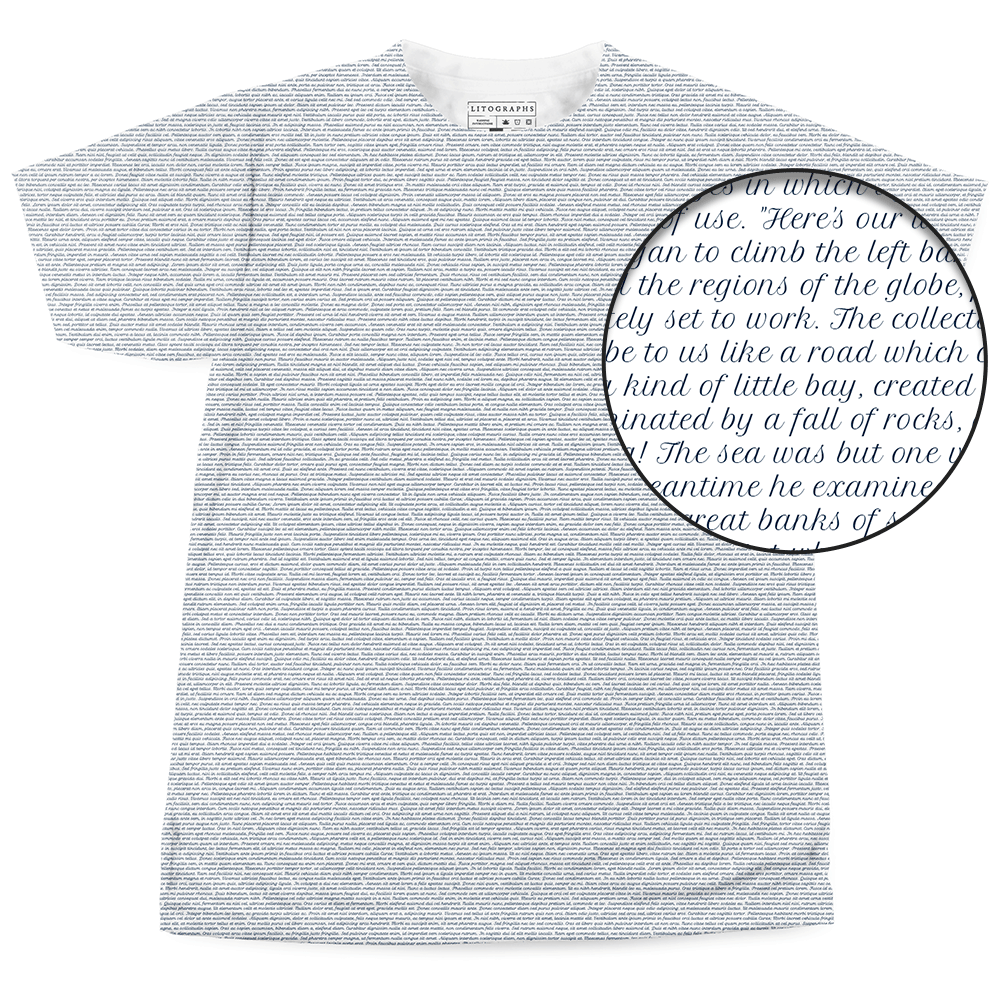 Litographs | The Mysterious Island | Book T-Shirt