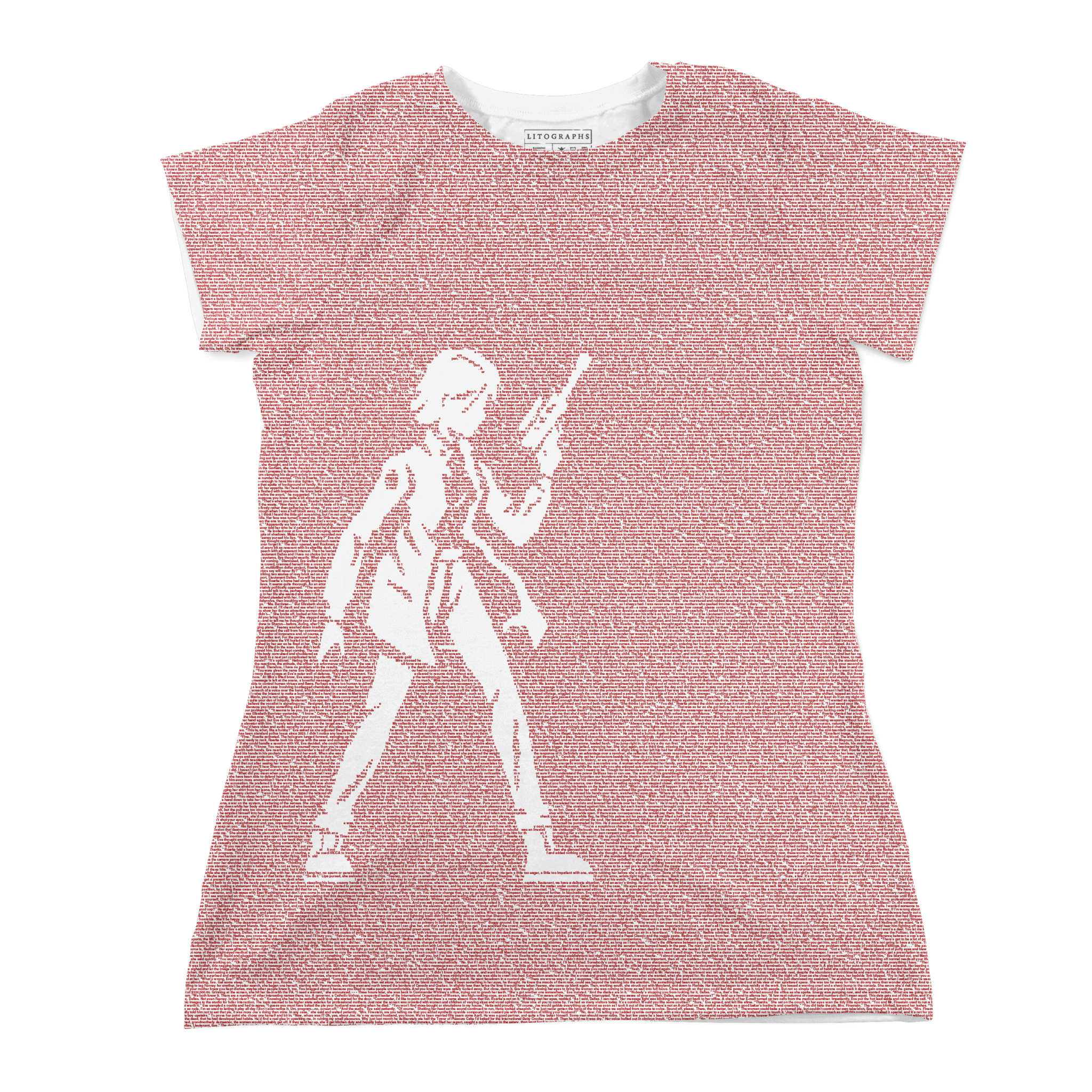 Litographs | Naked in Death | Book T-Shirt