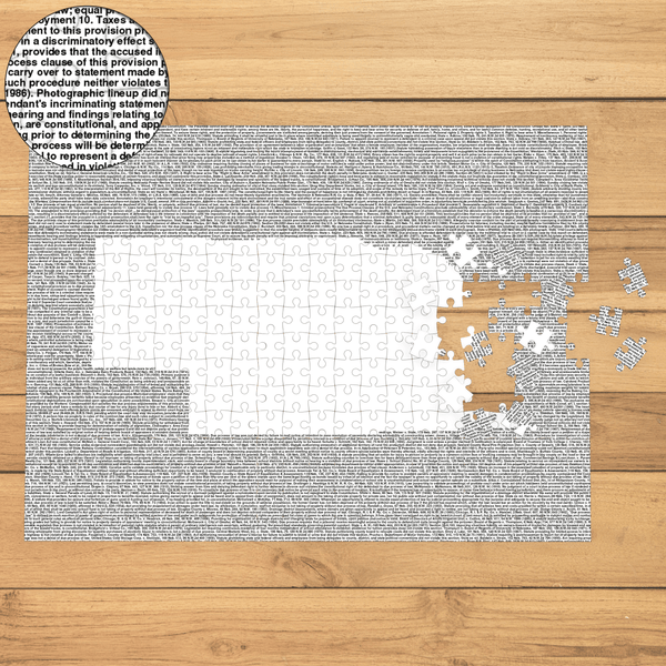 Litographs | Nebraska’s Constitution | Book Puzzle