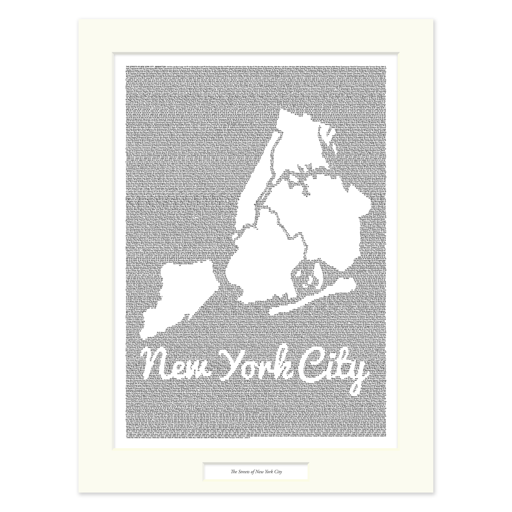 Litographs | The Streets of New York City | Book Poster