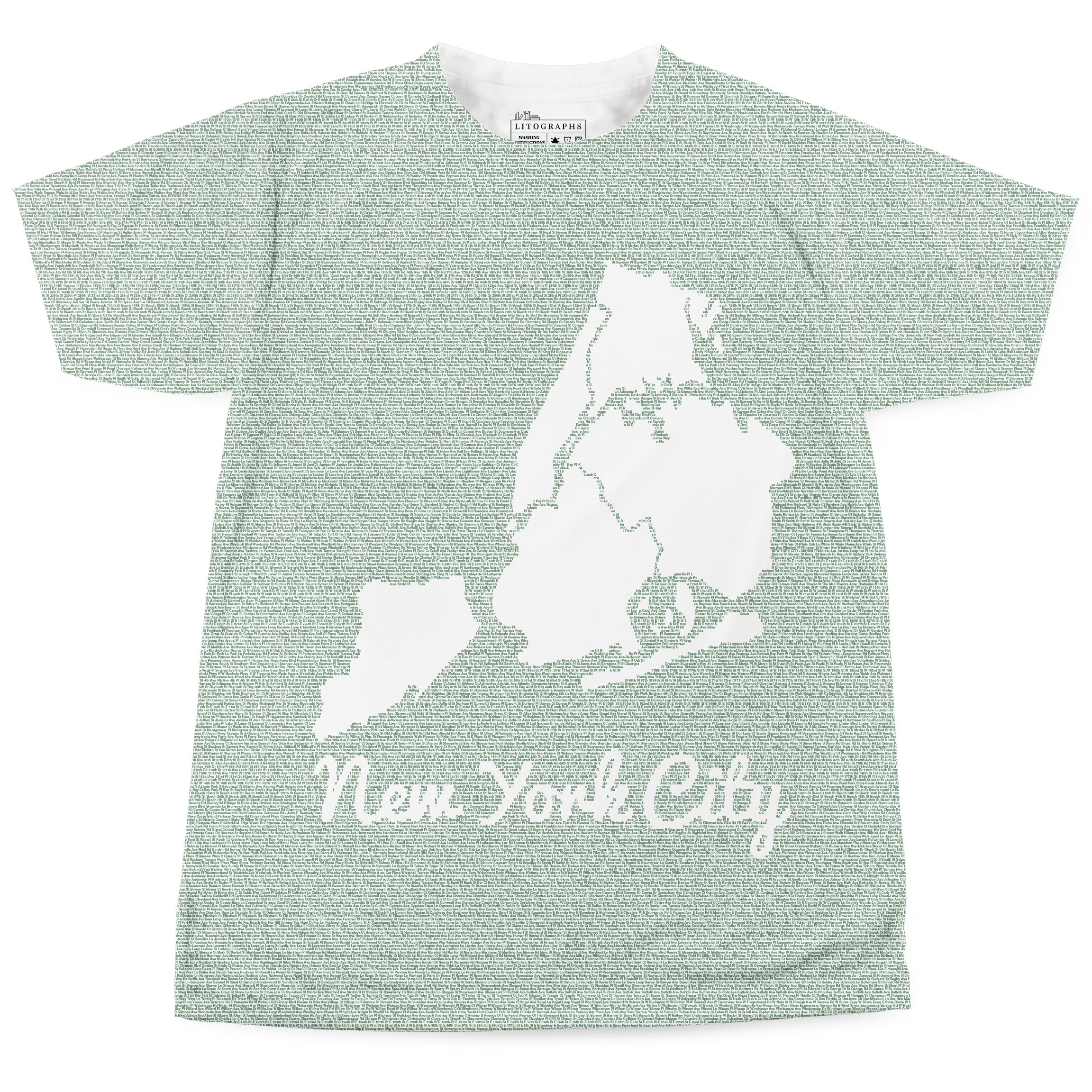 Litographs | The Streets of New York City | Book T-Shirt